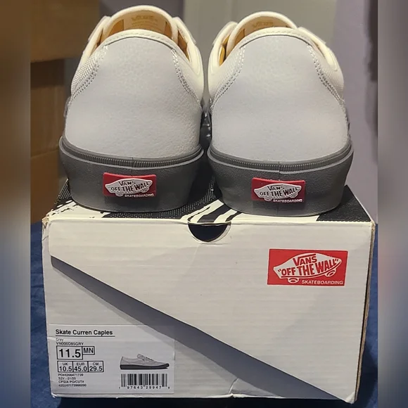 Vans Skate Curren Caples Low, New In Original Box! Mens 11.5/Womens 13 - Picture 10 of 13
